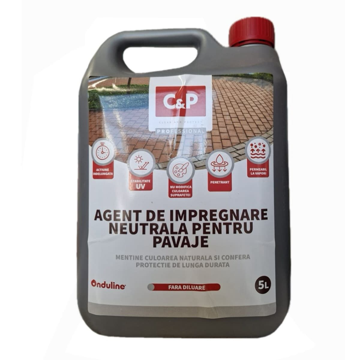 Agent impregnare neutrala pavaje Onduline C&P, 5 L