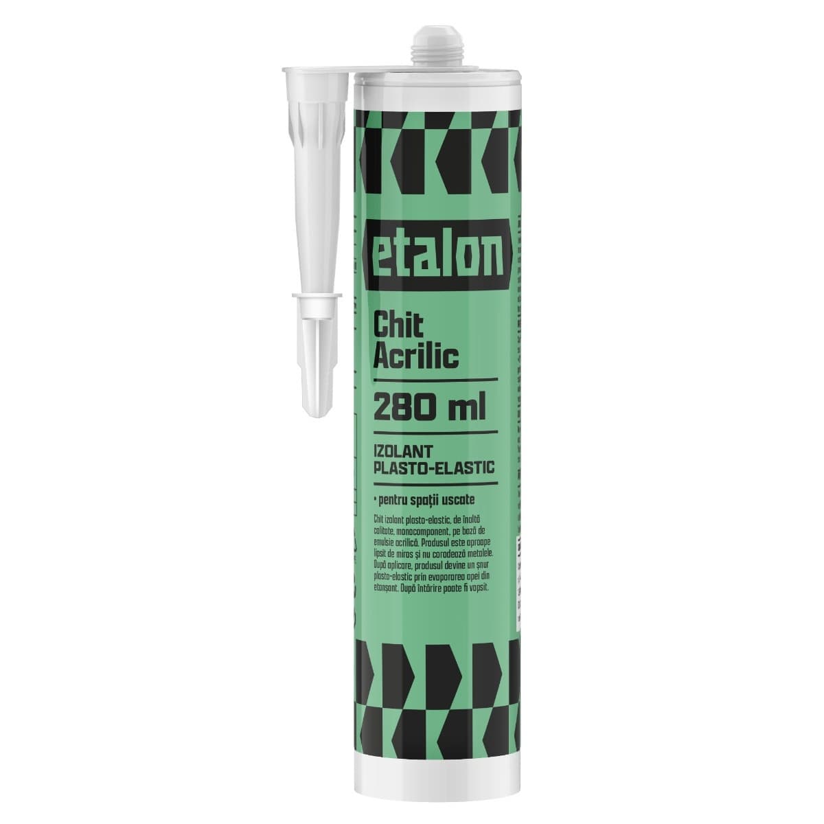 Akfix AC605 Etanșant acrilic pentru construcții Alb, 310 ml — imagine 1