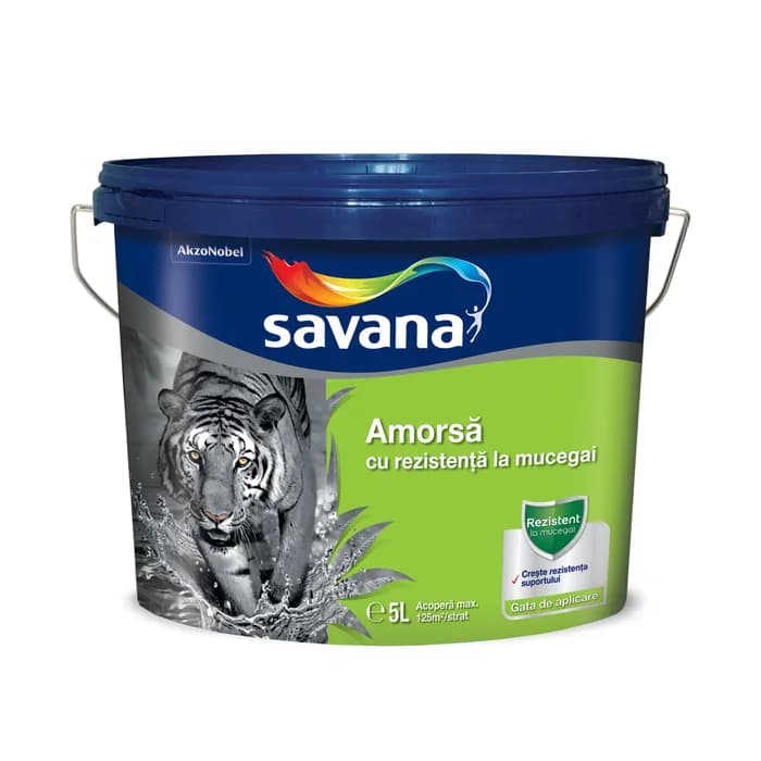Amorsa pentru pereti cu rezistenta la mucegai Savana 5 L