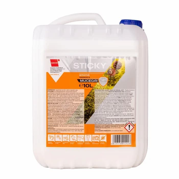 Amorsa perete interior / exteriorSticky, antimucegai, 10 L