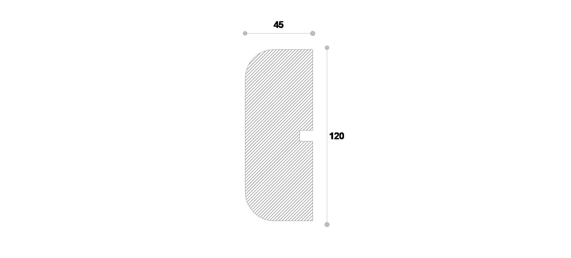 Ancadrament decorativ fereastra #REZISTENT Ada123 120X45X2000 — imagine 2
