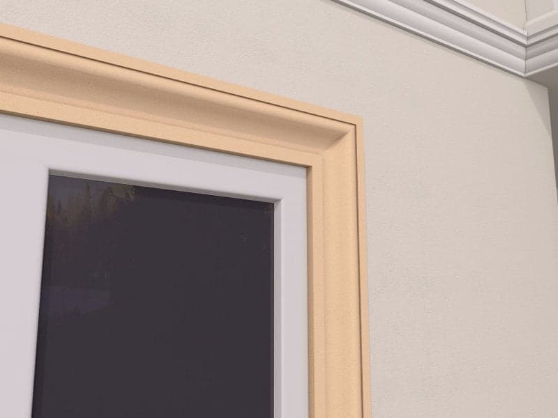 ANCADRAMENT FEREASTRA EXTERIOR FP105 DIMENSIUNE 130X55MM — imagine 2