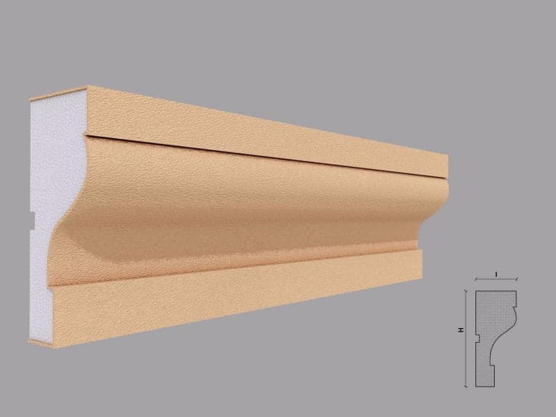 ANCADRAMENT FEREASTRA EXTERIOR FP105 DIMENSIUNE 130X55MM