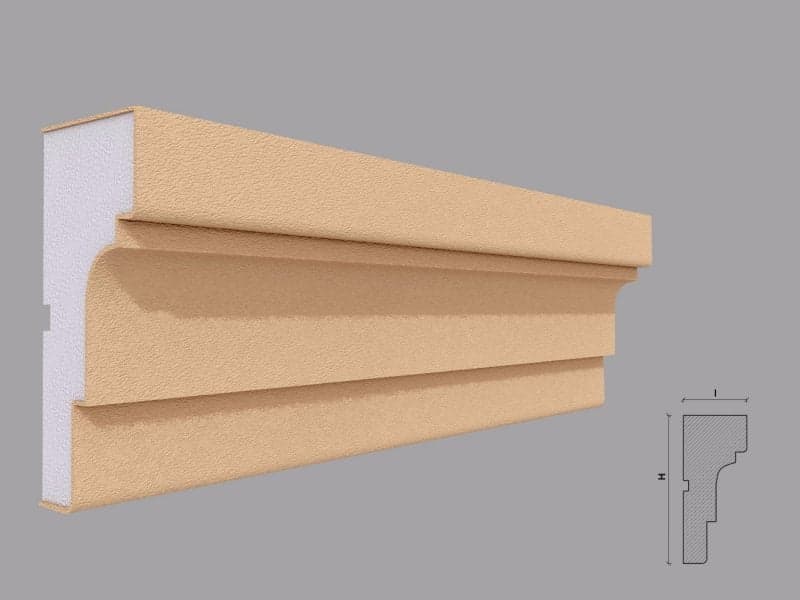 ANCADRAMENT FEREASTRA EXTERIOR FP106 DIMENSIUNE 140X62MM