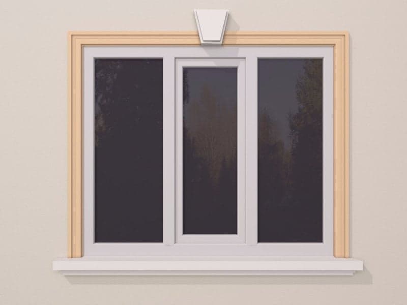 ANCADRAMENT FEREASTRA EXTERIOR FP108 DIMENSIUNE 100X38MM — imagine 2