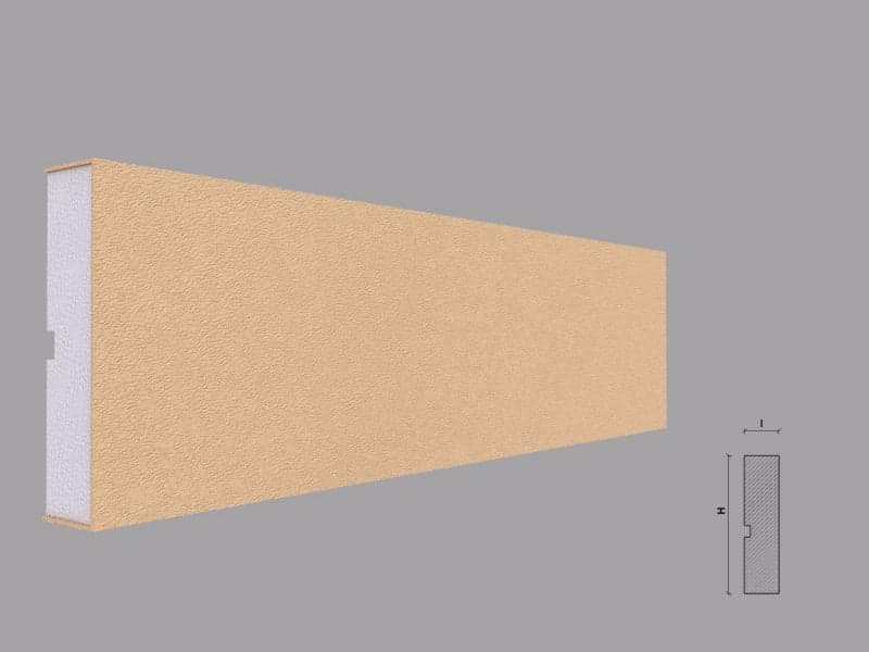 ANCADRAMENT FEREASTRA EXTERIOR FP109 DIMENSIUNE 120X30MM