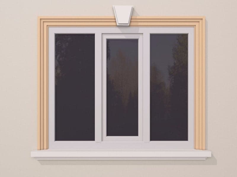 ANCADRAMENT FEREASTRA EXTERIOR FP115 DIMENSIUNE 120X50MM — imagine 3