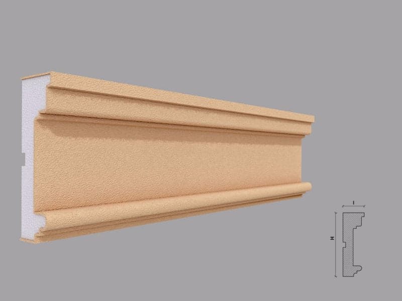ANCADRAMENT FEREASTRA EXTERIOR FP118 DIMENSIUNE 120X40MM