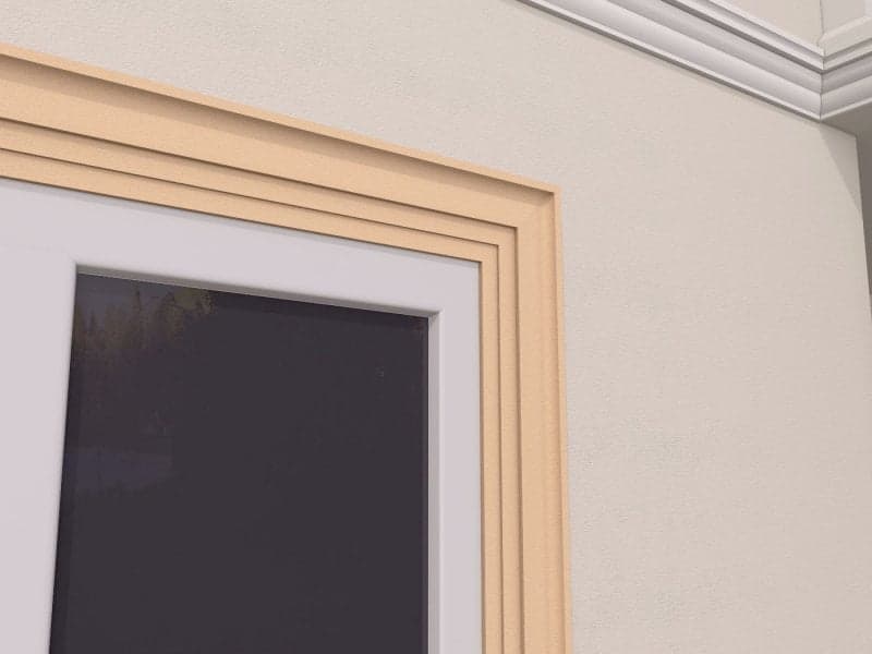 ANCADRAMENT FEREASTRA EXTERIOR FP119 DIMENSIUNE 130X40MM — imagine 2