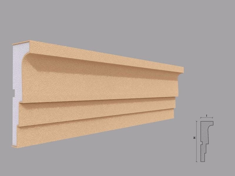 ANCADRAMENT FEREASTRA EXTERIOR FP119 DIMENSIUNE 130X40MM