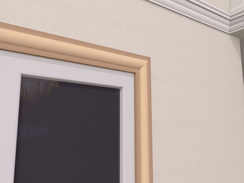 ANCADRAMENT FEREASTRA EXTERIOR FP121 DIMENSIUNE 100X40MM — imagine 3