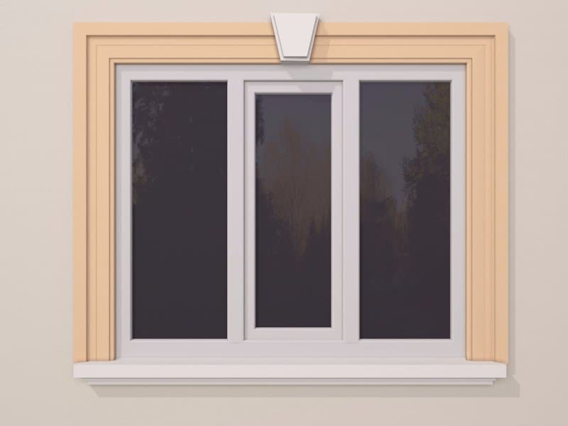 ANCADRAMENT FEREASTRA EXTERIOR FP122 DIMENSIUNE 200X50MM — imagine 3