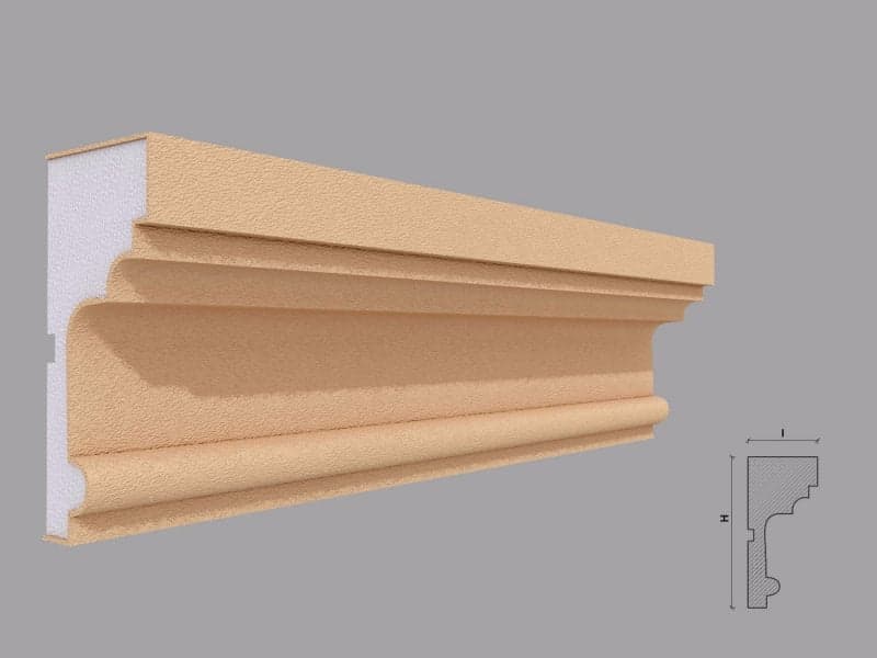 ANCADRAMENT FEREASTRA EXTERIOR FP124 DIMENSIUNE 130X60MM