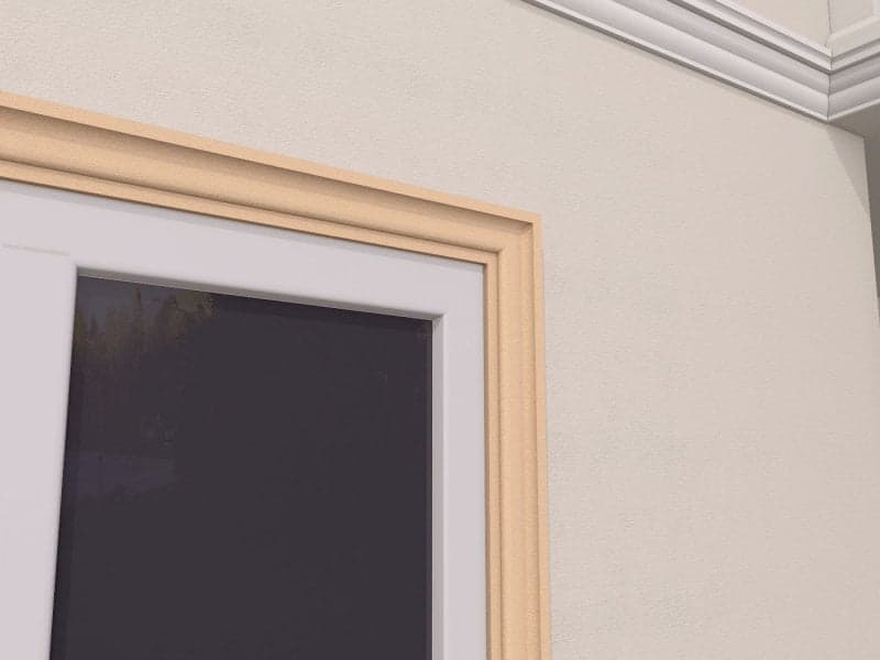 ANCADRAMENT FEREASTRA EXTERIOR FP131 DIMENSIUNE 80X40MM — imagine 2