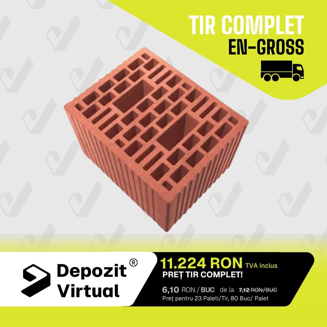 ANGRO Cărămidă SOCERAM 290×240x188mm