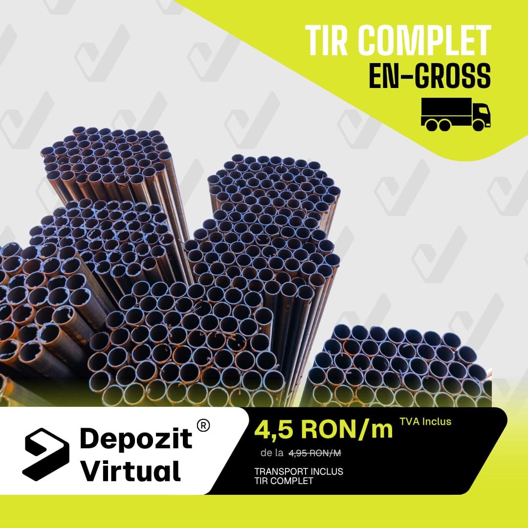 ANGRO Țeavă rotundă 21.3X2.0 minim 20 tone