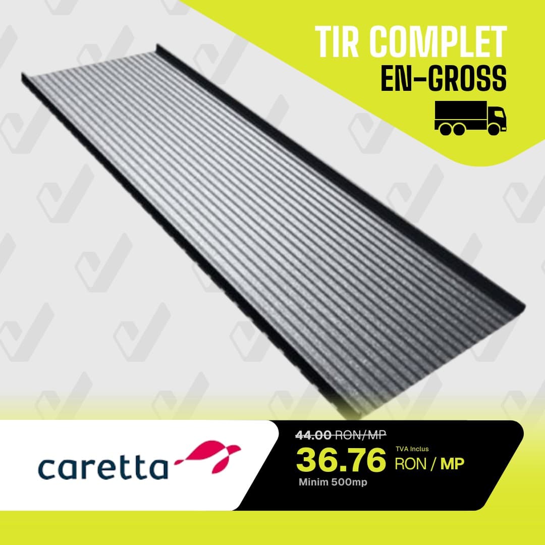 ANGRO Țiglă Metalică Caretta Canto Micronervurat Fresco 0,4 mm