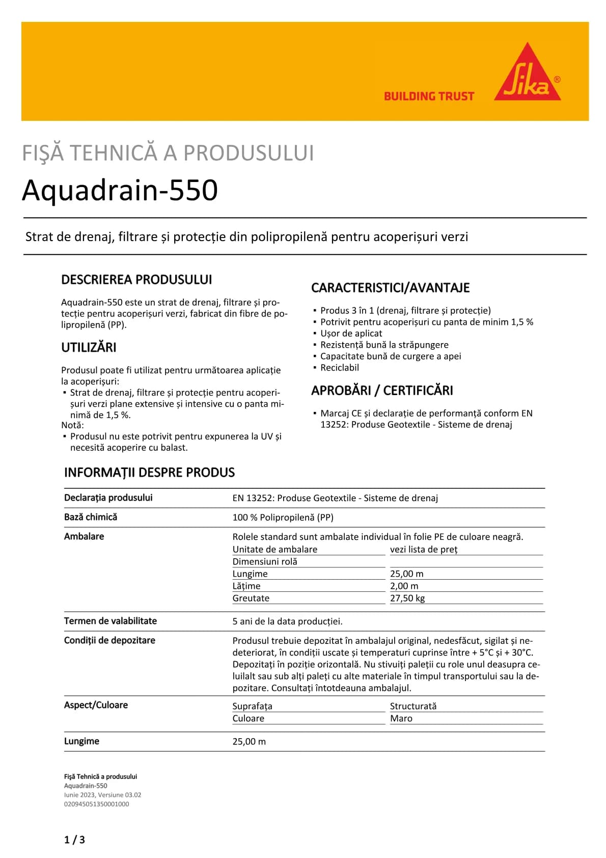 Aquadrain-550