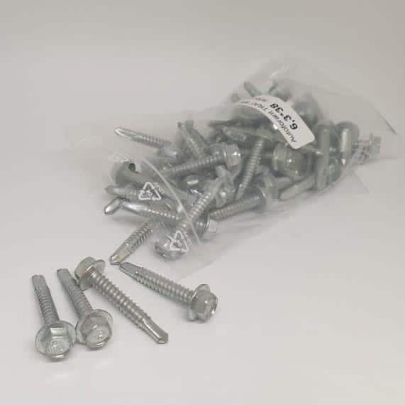 Autoforante tratate pentru saibe EPDM si presoare din aluminiu