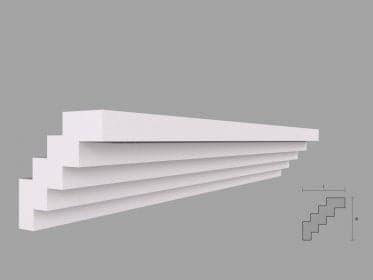 BAGHETA DE COLT/ CORNISA BC08 90x90mm