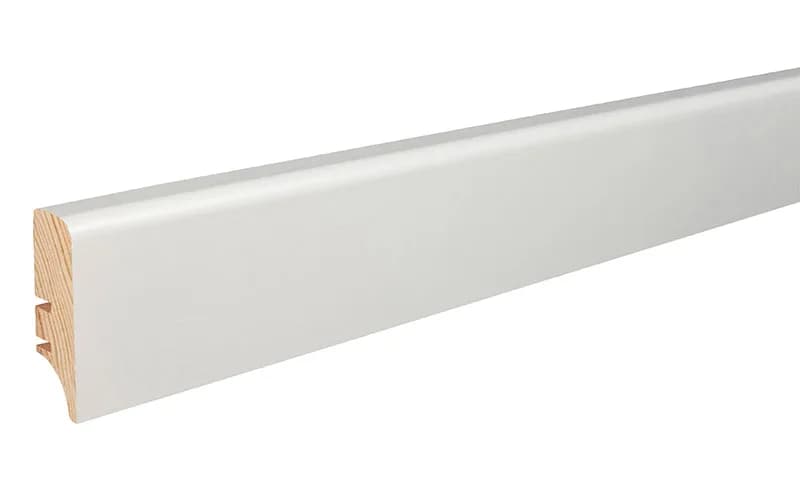Plinta lemn PW46 alba