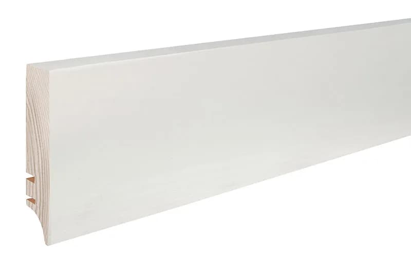 Plinta lemn PW7C alba