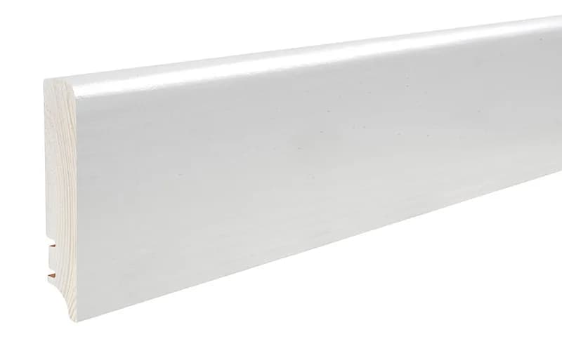 Plinta lemn PW95 alba