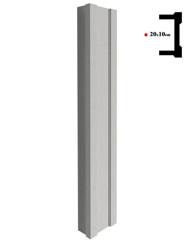 Stalp decorativ, ST-5040, 200x20x10cm