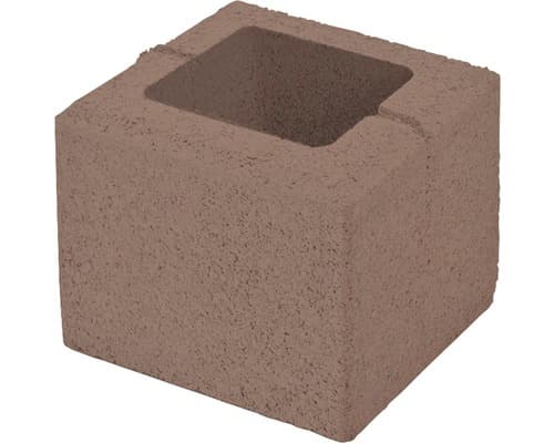 Bloc de zidărie Semmelrock Rivago pentru gard 20x20x16 cm maro