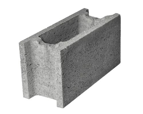 Bolțar de fundație fără cant PETRA 50x20x25 cm gri