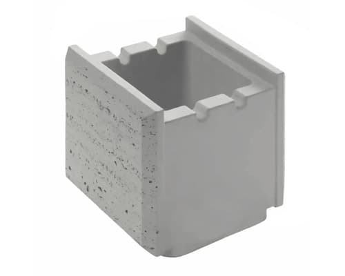 Bolțar STAR STONE Block 20x20x20 cm silver