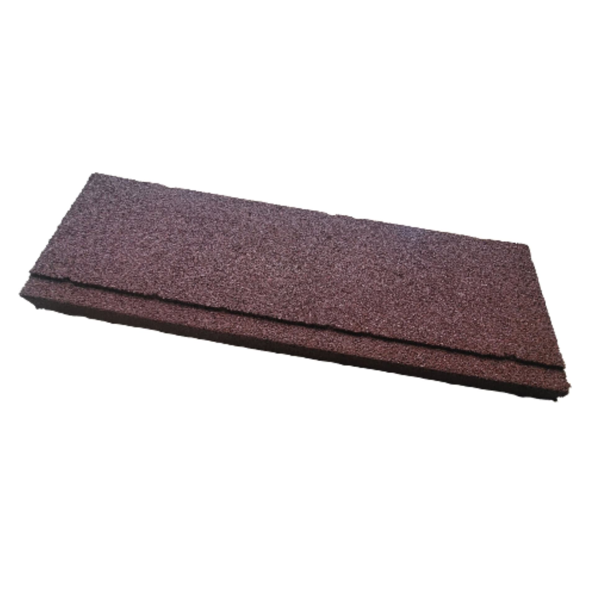 Bordura din cauciuc Eco, rosu, 1000 x 250 x 40 mm