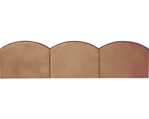 Bordură Semmelrock ondulată roșie 100x25x5 cm