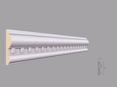 BRAU DECORATIV DIN POLIURETAN BR7 80x20mm