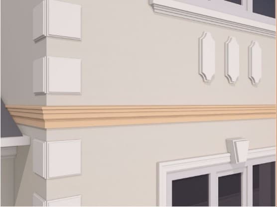 Brau decorativ fatada FP302 Dimensiune 150x45mm — imagine 3
