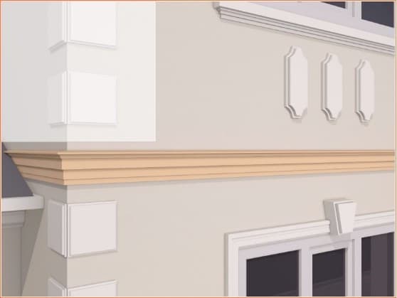 Brau decorativ fatada FP303 Dimensiune 160X65mm — imagine 3