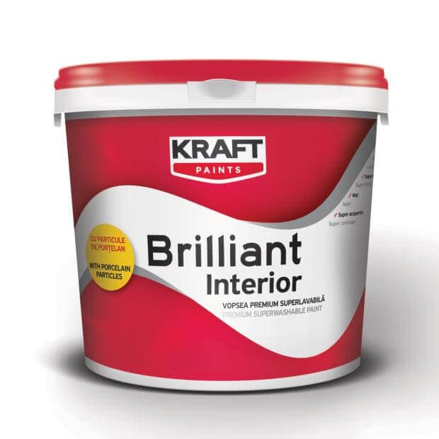 Brilliant Interior 15L Kraft Paints + amorsa Kraft 3L