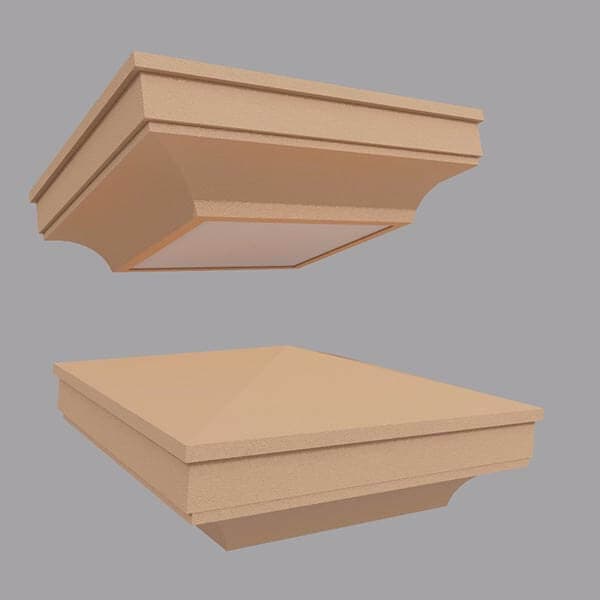 Capac de stalp FPCS01-25 4 laturi — imagine 2