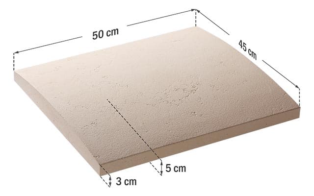 Capac interval Roma Royal 50x45x5 cm