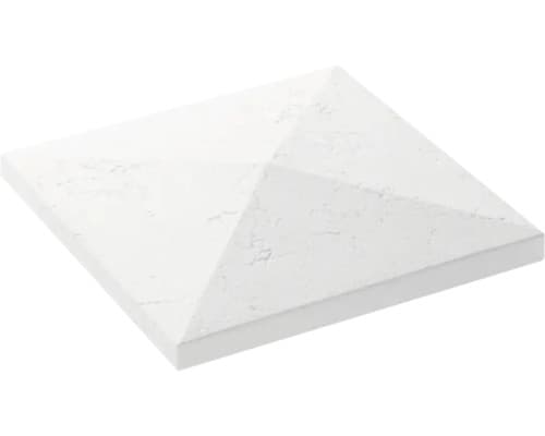 Capac stâlp gard STAR STONE Roma 40x40x6 cm white