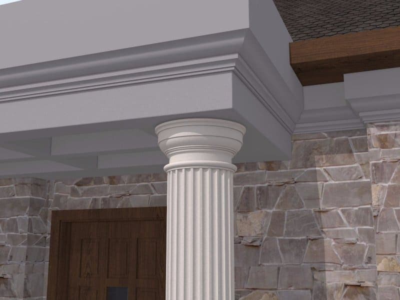 CAPITEL COLOANA DORIC 200 — imagine 2