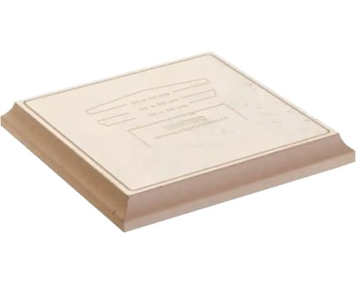 Capitel stâlp de gard STAR STONE 33x33 cm smoke