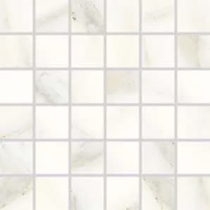 Mozaic portelanat alb, 30×30 cm rectificata, Colectia CAVA