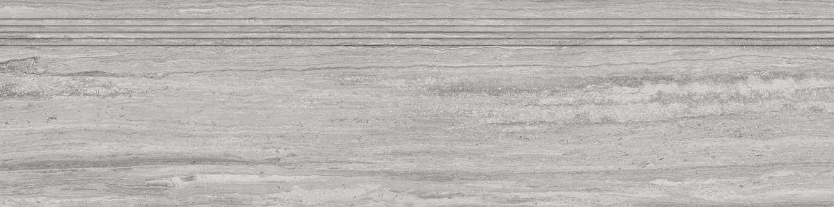 Treapta portelanata gri, 120×30, rectificat, Colectia ALBA