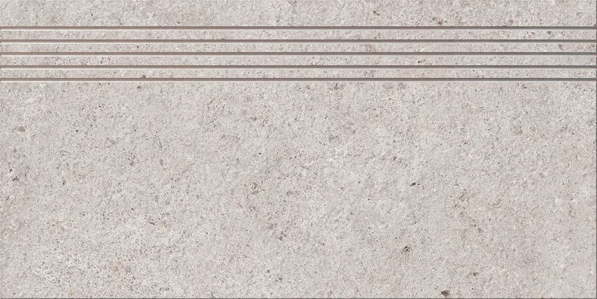 Treapta portelanata gri, 60×30 cm, rectificata, Colectie THERME