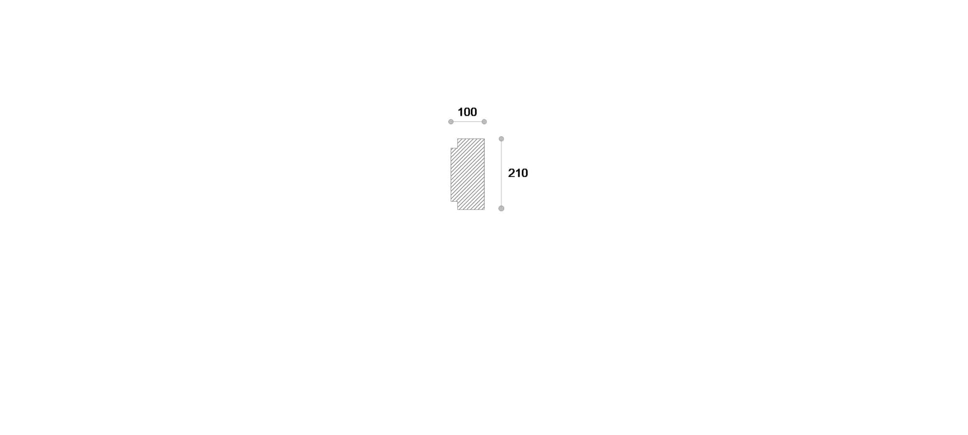 Cheie de bolta fereastra #REZISTENT Adcb104 200X100X170 — imagine 2