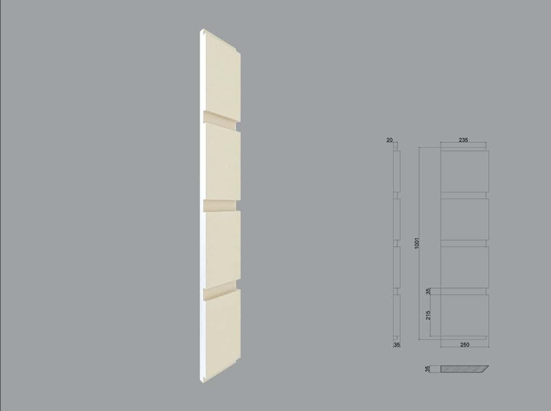 Coltar decorativ FPCL7 250×1000 mm