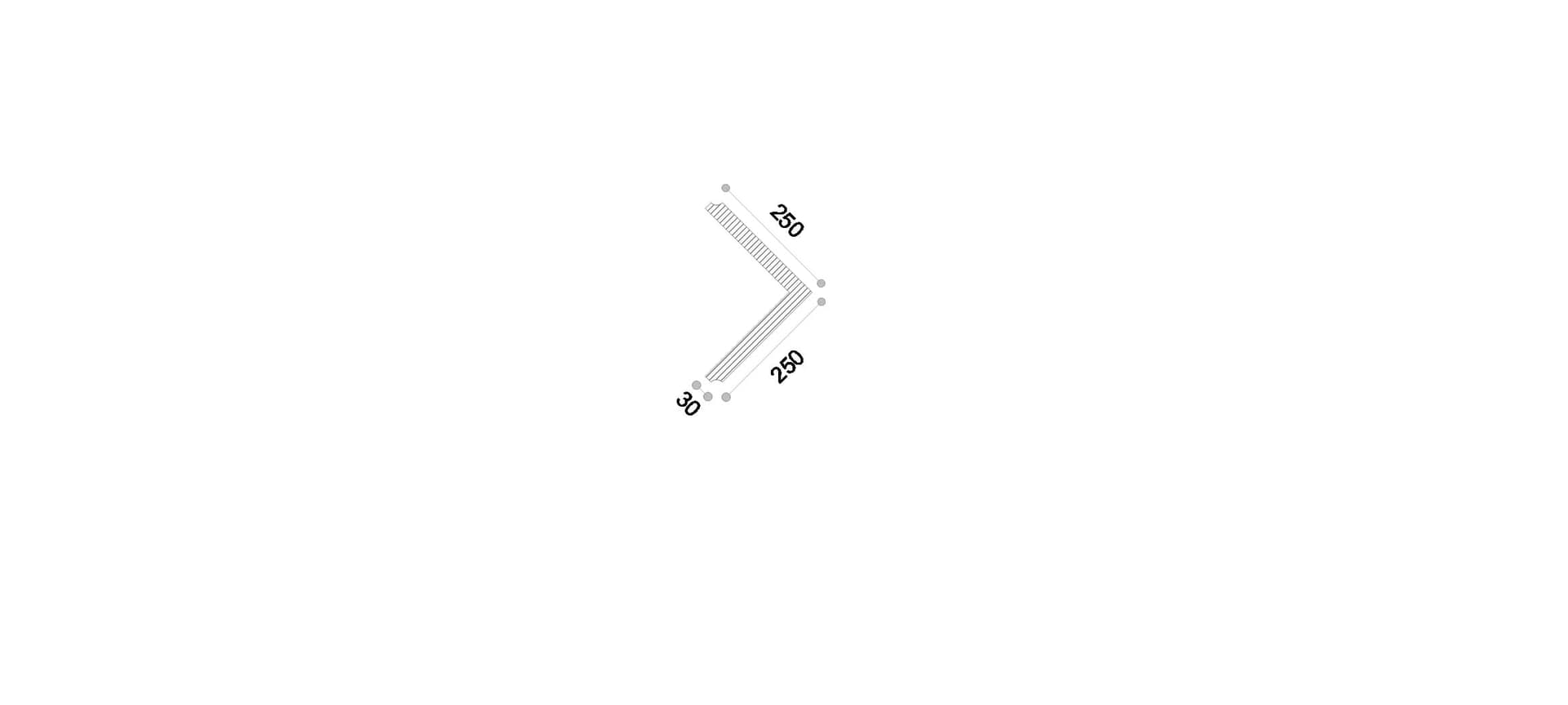 Coltar exterior #REZISTENT Adcl106 250/250X30X1000 — imagine 2