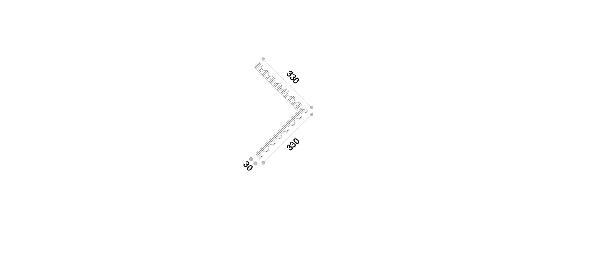 Coltar exterior #REZISTENT Adcl109 330/330X30X1000 — imagine 2