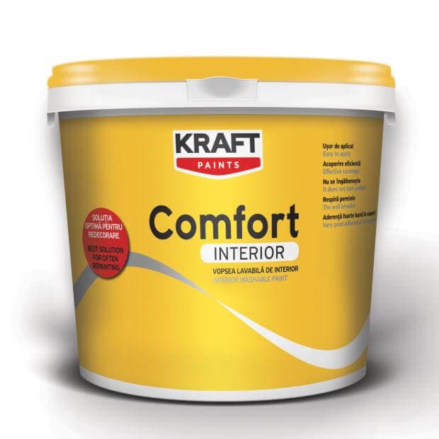 Comfort Interior Kraft Paints 15L + amorsa Kraft Comfort 3L